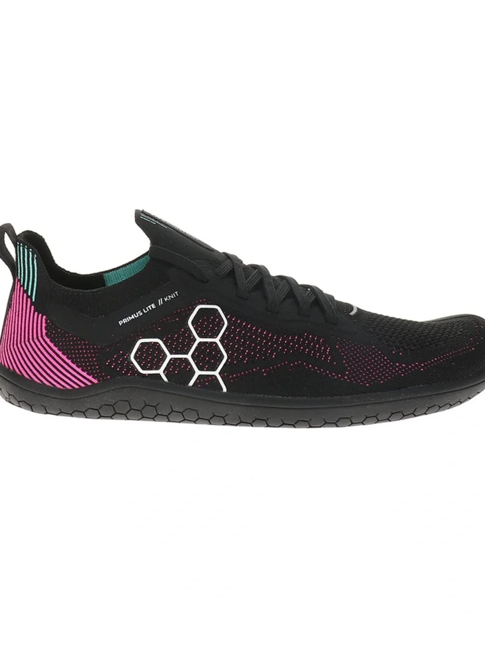 Vivobarefoot Women’s Black Athletic/Running Shoes with Pink Accents 9 US